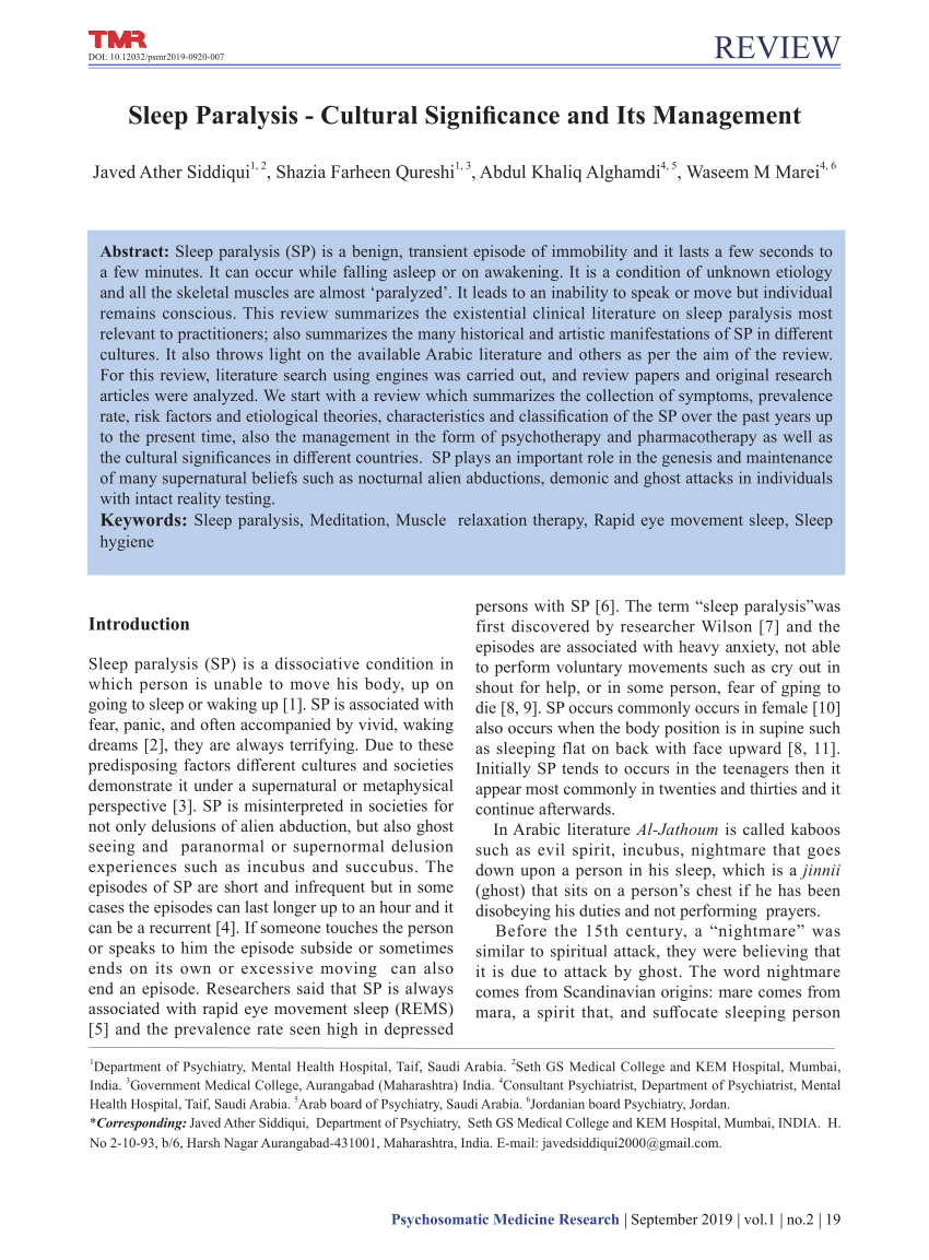 How Has Globalization Impacted Cultural Perspectives On Sleep Paralysis?