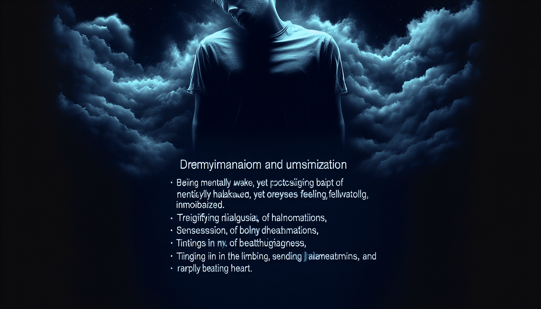 The Physical Sensations Of Sleep Paralysis