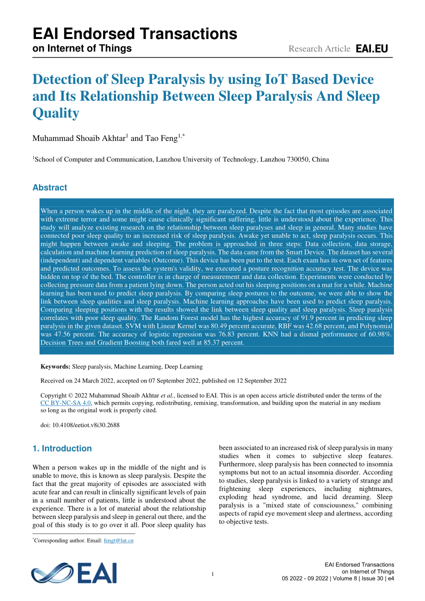 Latest Technological Advancements In Understanding Sleep Paralysis Latest Technological Advancements In Understanding Sleep Paralysis
